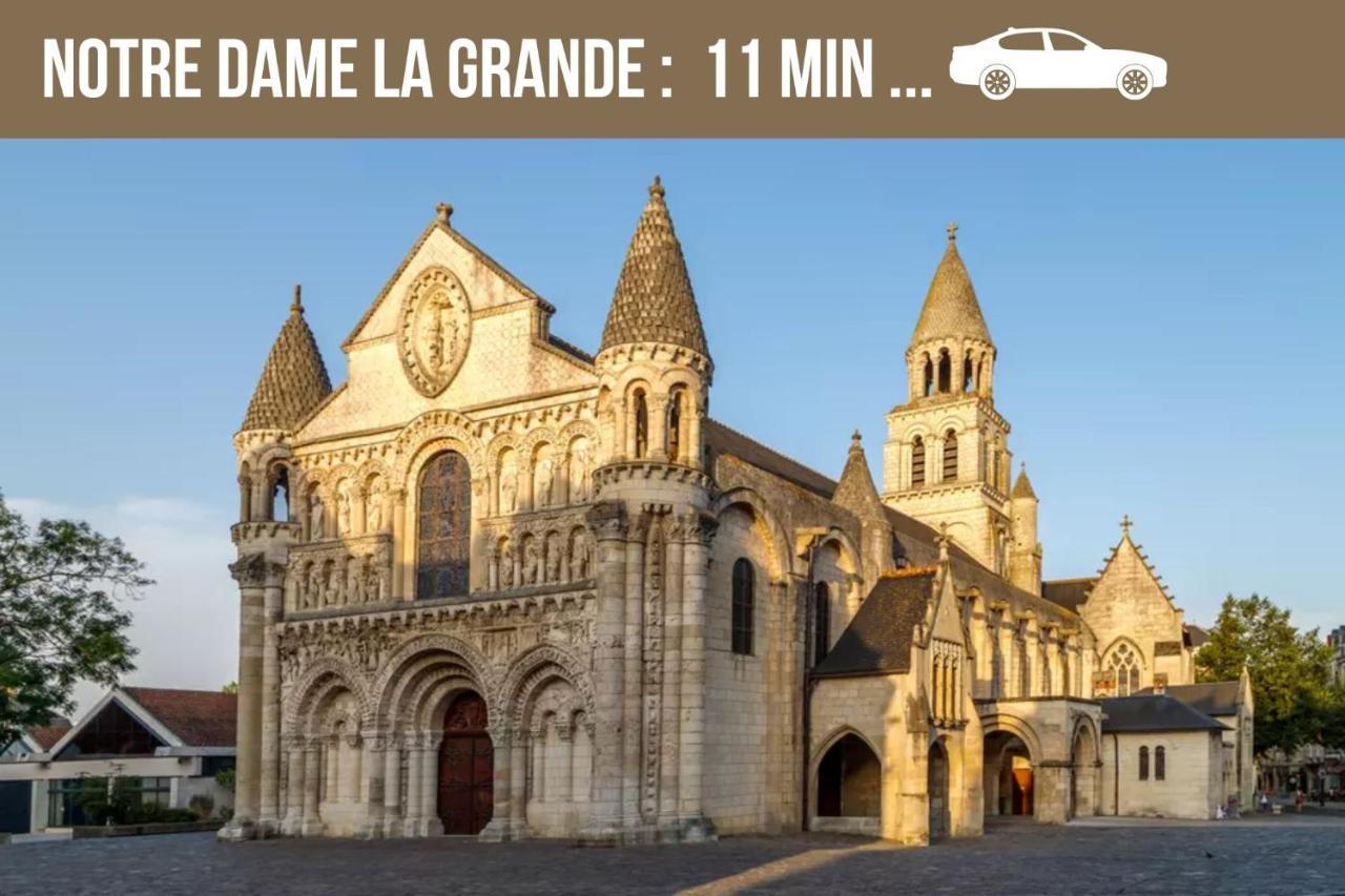 Bellejoie - Appartement T3- Poitiers Sud - Direct Futuroscope - Parking Et Wifi Gratuit Dış mekan fotoğraf
